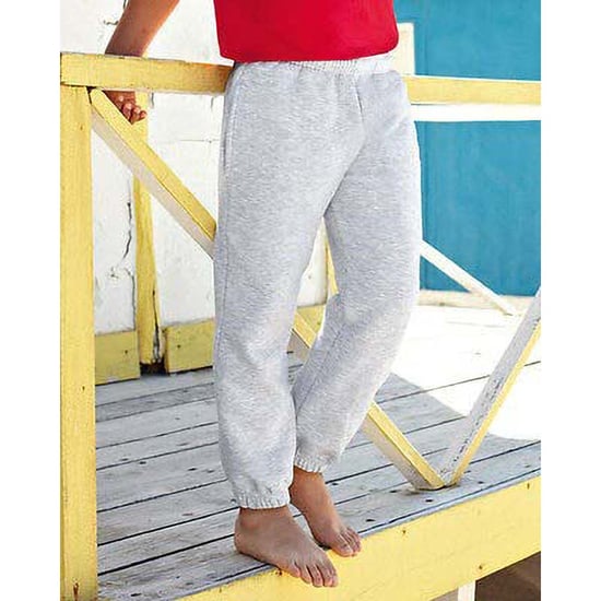 Fruit Of The Loom Kids Unisex Premium 70/30 Jog Pants / Jogging Bottoms (Heather Grey) - Image 3