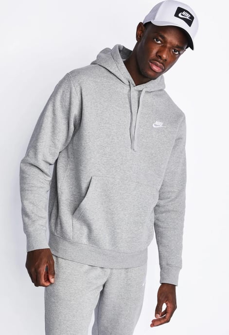 Chándal con capucha y sudadera con capucha en gris Club de Nike para hombre - Image 3