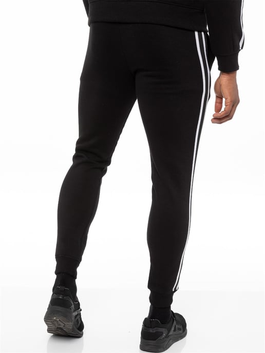 Enzo | Conjunto de chándal con capucha y cremallera para hombre - Negro - Image 6