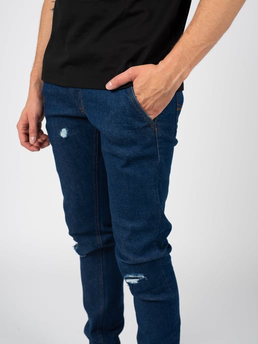 Guess Jeans Slim Tapered Hombre Azul - Image 5