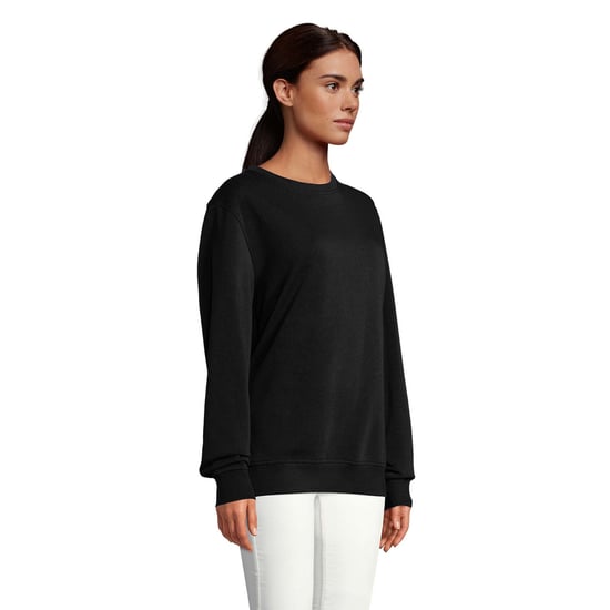 SOLS Unisex Adult Comet Organic Sweatshirt (Black) - Image 5