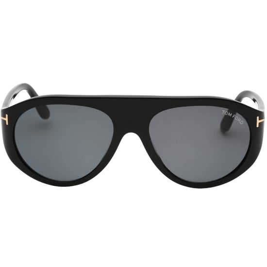 Tom Ford Smoke Lensed Shiny Black Sunglasses