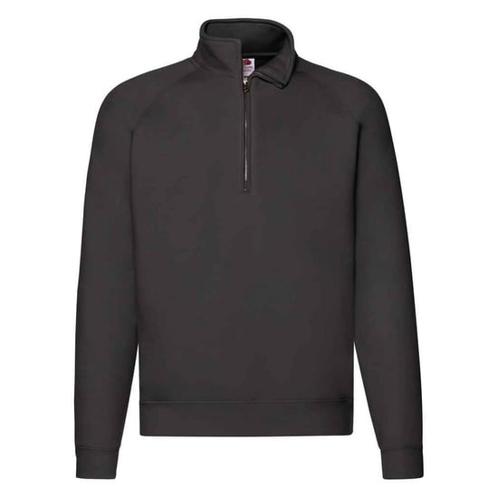 Fruit of the Loom Mens Premium Polycotton Sweatshirt (Black) - Image 1