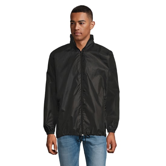 SOLS Unisex Adult Shift Windbreaker (Black) - Image 1