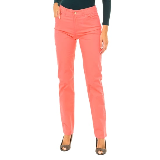 Long stretch fabric pants 3Y5J18-5NZXZ woman