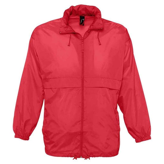 SOLS Unisex Adult Surf Windbreaker (Red) - Image 1
