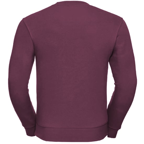 Russell Mens Authentic Sweatshirt (Slimmer Cut) (Burgundy) - Image 2