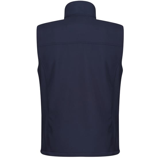 Regatta Mens Flux Softshell Bodywarmer / Sleeveless Jacket Water Repellent And Wind Resistant (Navy /Navy) - Image 2