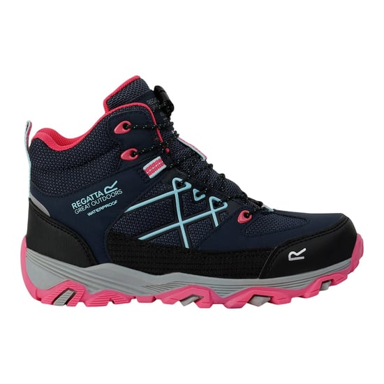 Regatta Childrens/Kids Samaris III Walking Boots (Navy/Pink Potion)
