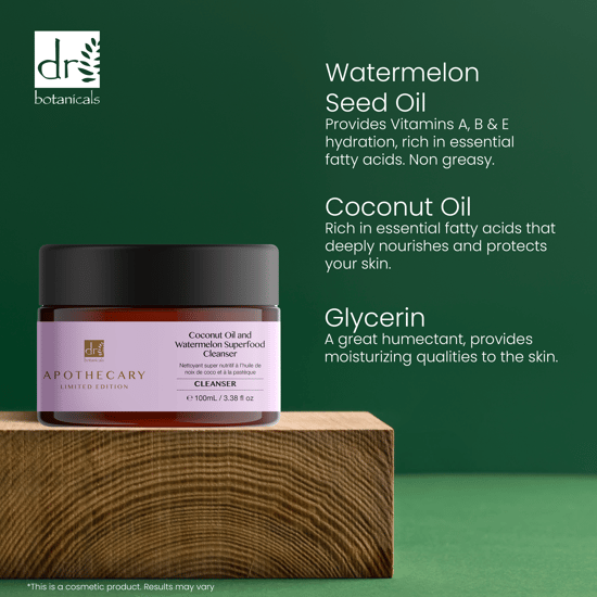 Dr Botanicals Aceite de Coco y Sandía Superfood Cleanser 100ml - Image 5