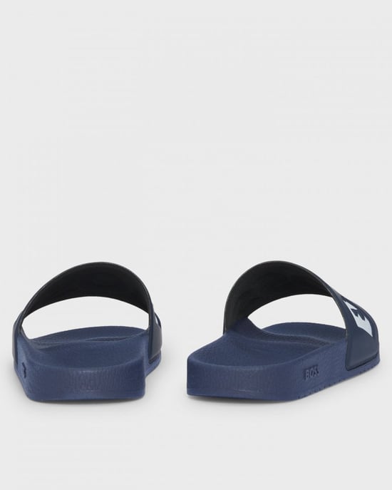 BOSS Orange Aryeh Sandalias para Hombre Hechas en Italia con Gran Detalle de Logo - Image 3