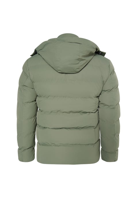 Mo Padded quilted jacket Men olive - Image 2