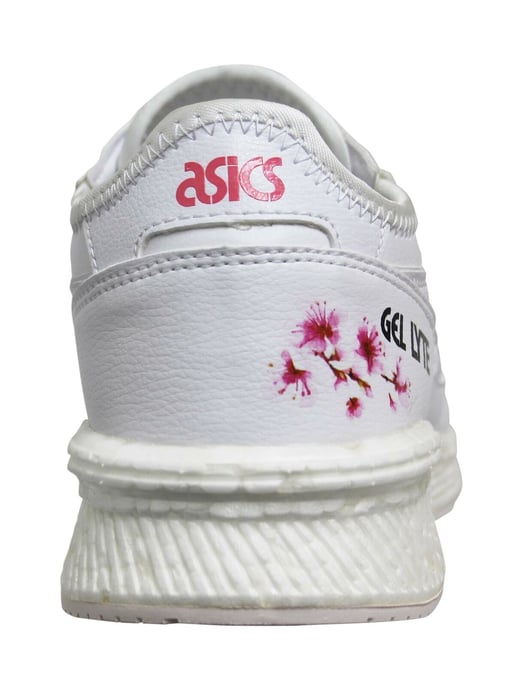 Entrenadores de carrera blanca de mujer asicstiger Hyper Gel-Lyte - Image 2