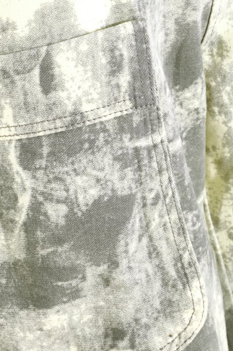 Grey Camo Print Cargo Trouser