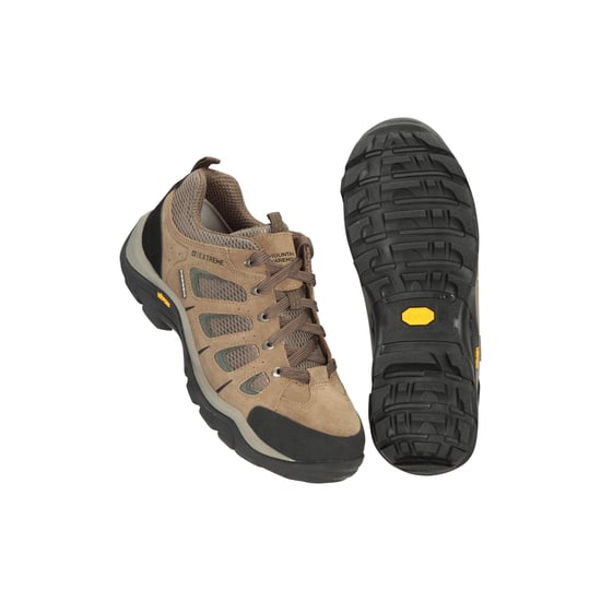 Mountain Warehouse Mens Field Extreme Suede Waterproof Walking Shoes (Brown)