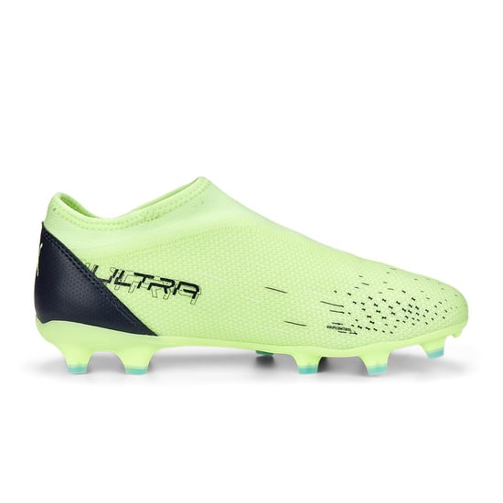 Puma Ultra Match LL FG/AG Kids Green Football Boots