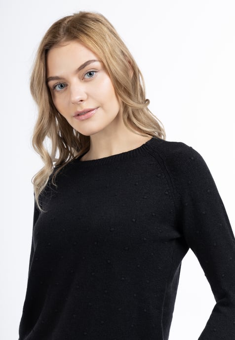 Dreimaster Knitted pullover women black - Image 5