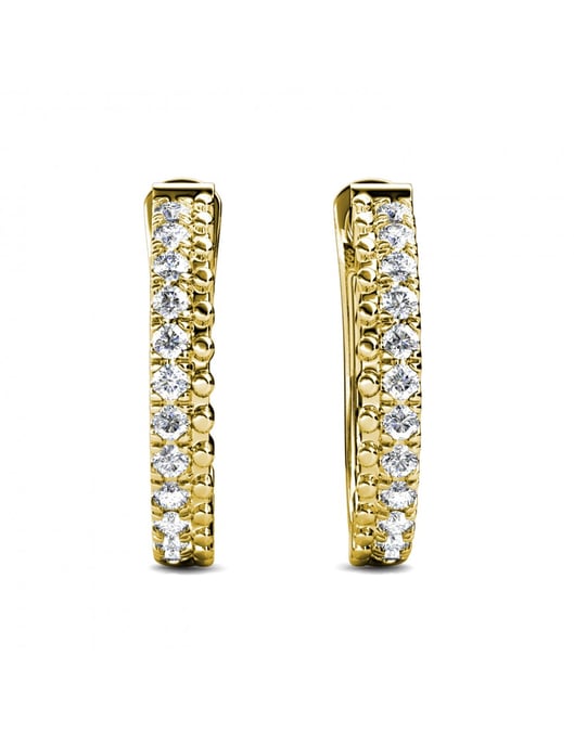 Pendientes Aleah - Oro y Cristal - Image 3