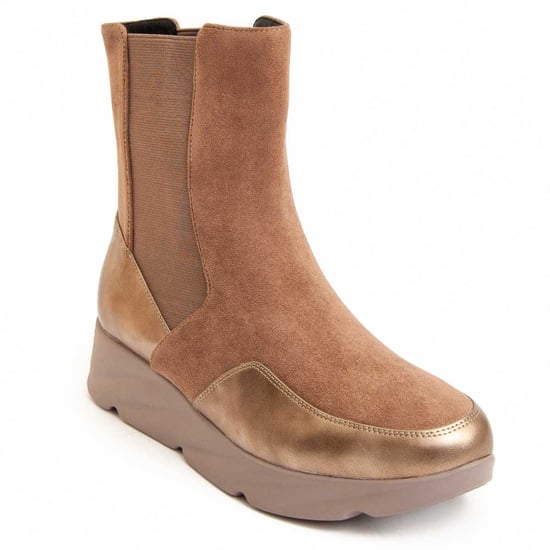 Montevita Wedge Ankle Boot Calig2 In Brown