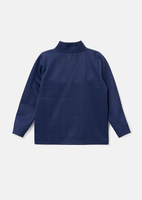 Carter Navy Check Jacket