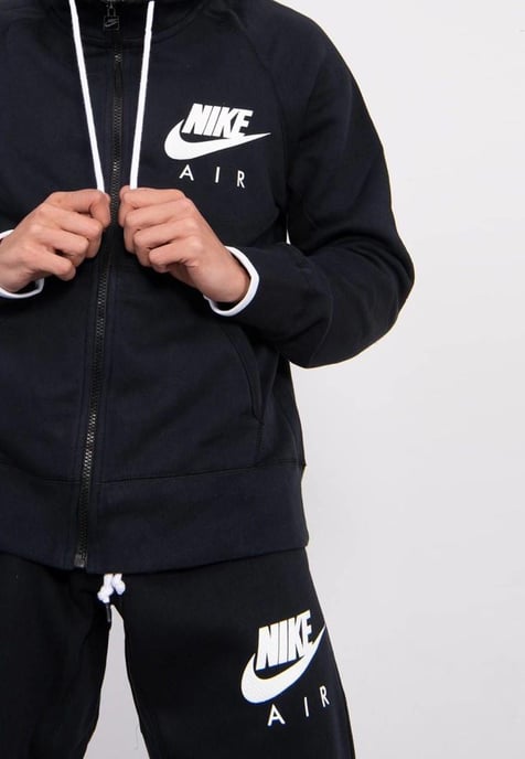 Chándal con cremallera y cremallera para hombre Nike Air en negro - Image 4