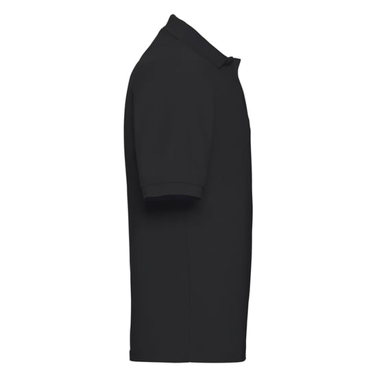 Russell Mens Classic Polycotton Polo Shirt (Black) - Image 3