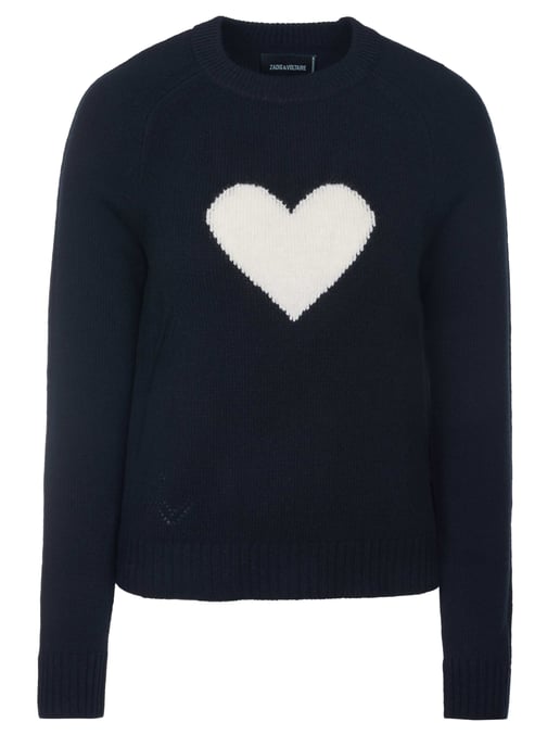 Jersey Zadig & Voltaire LILI WS HEART negro - Image 1