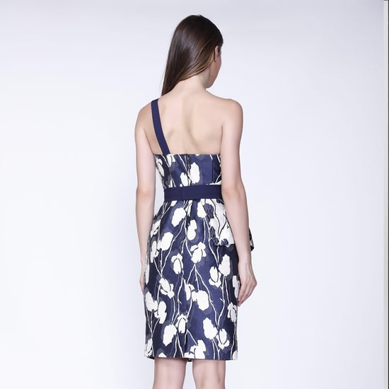 Jacquard flower bustier dress - Image 2