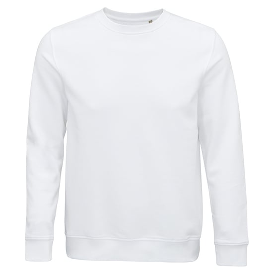 SOLS Unisex Adult Comet Organic Sweatshirt (White) - Image 1