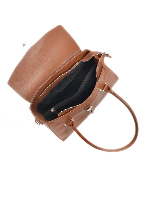 Luisa Vannini Marrón Bolso de cuero - Image 4