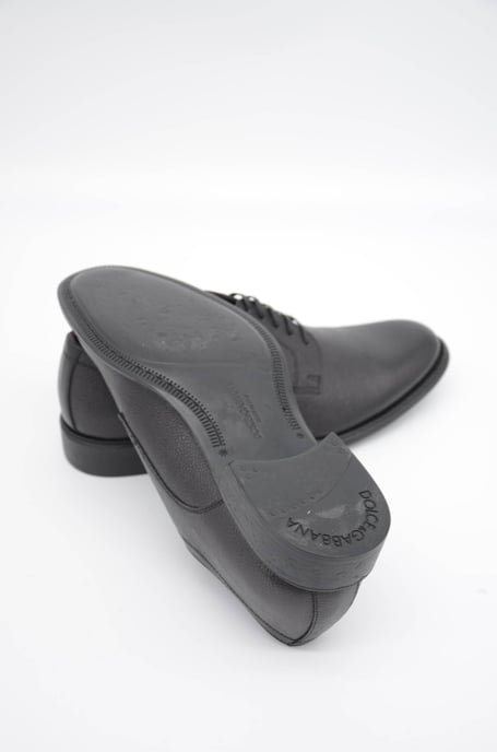 Zapatos Oxford de cuero con cordones para hombre Dolce & Gabbana - Image 3