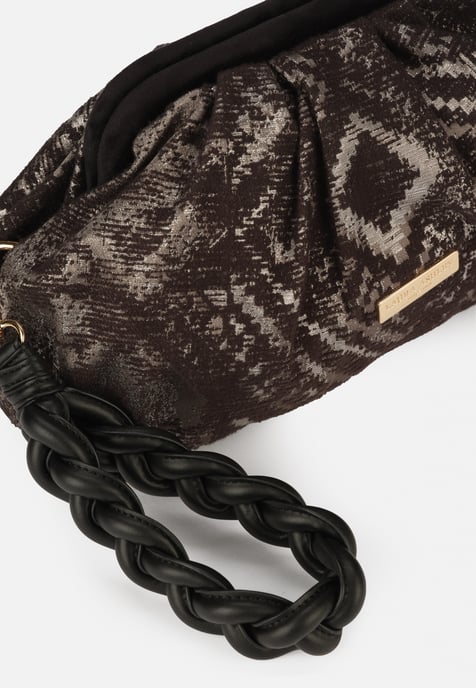 Laura Ashley Black-Silver Pouches Bag - Image 3