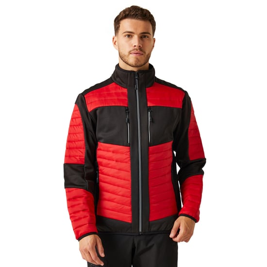 Regatta Mens E-Volve Thermal Hybrid Jacket (Classic Red/Black)