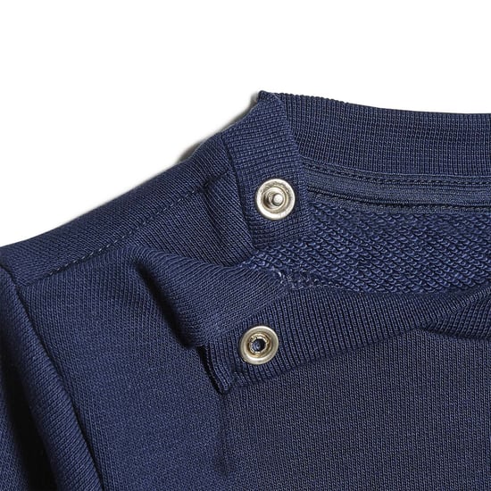 Boy's adidas Originals Infant Crew Sweatshirt Set in Indigo - Image 4