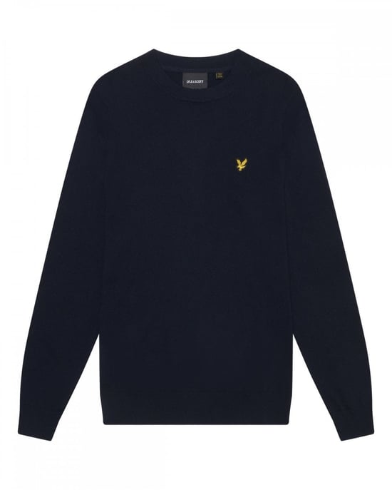 Jersey de Cuello Redondo de Algodón Merino para Hombre Lyle & Scott - Image 1