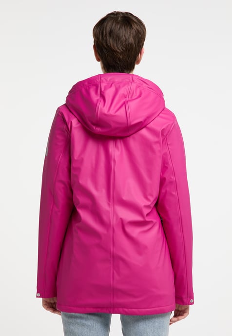 myMo rain jacket with woven fur lining keepsudry - Image 3