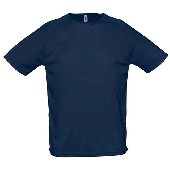 SOLS Mens Sporty Raglan T-Shirt (French Navy) - Image 1
