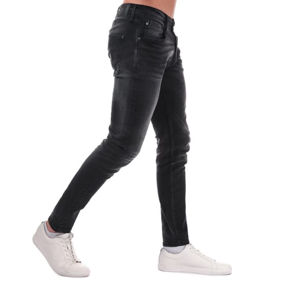 Men's Duck and Cover Maylead Slim Fit Jean in Black - Image 4