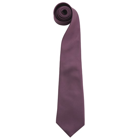 Premier Mens “Colours” Plain Fashion / Business Tie (Purple) - Image 1