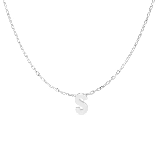 Collar Luxenter de Plata de Ley 925 acabado en rodio - Alphabet - Image 1