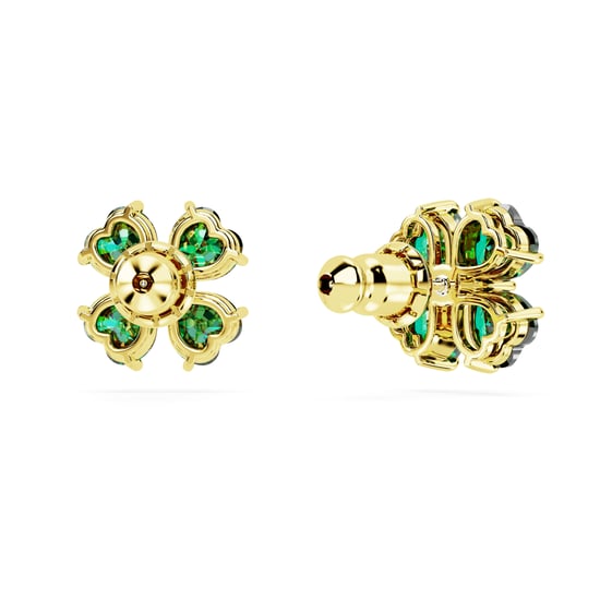 Swarovski 'Idyllia' Women's Gold Plated Metal Stud Earrings - Gold 5666236 - Image 4