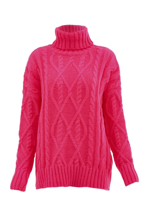 Mymo Turtleneck  pullover women pink - Image 1