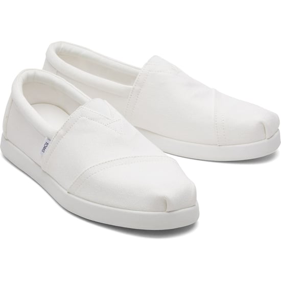 TOMS Alpargata Forward 100% Cotton Men's White Espadrilles - Image 1