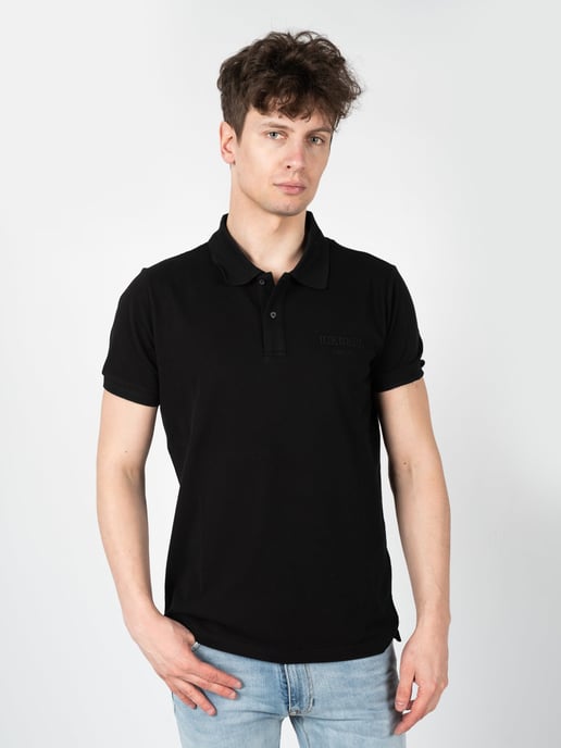 Iceberg camisa polo del hombre negro - Image 3