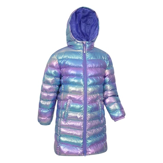 Mountain Warehouse Childrens/Kids Florence Longline Padded Jacket (Iridescent) - Image 3