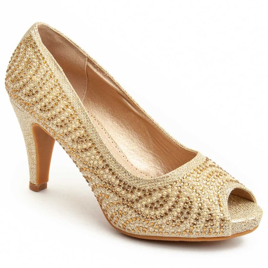 Zapato de tacón Montevita Unne74 en dorado - Image 3