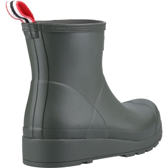 Hunter Play Short Rubber Women's Dark Olive Wellington Boots - Image 2