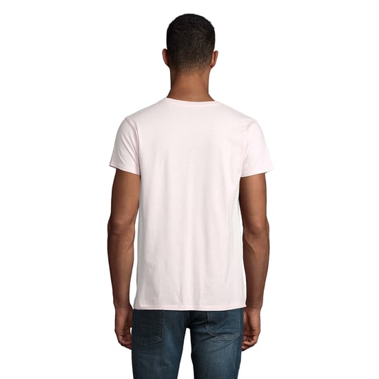SOLS Mens Pioneer Organic Cotton T-Shirt (Pale Pink) - Image 2