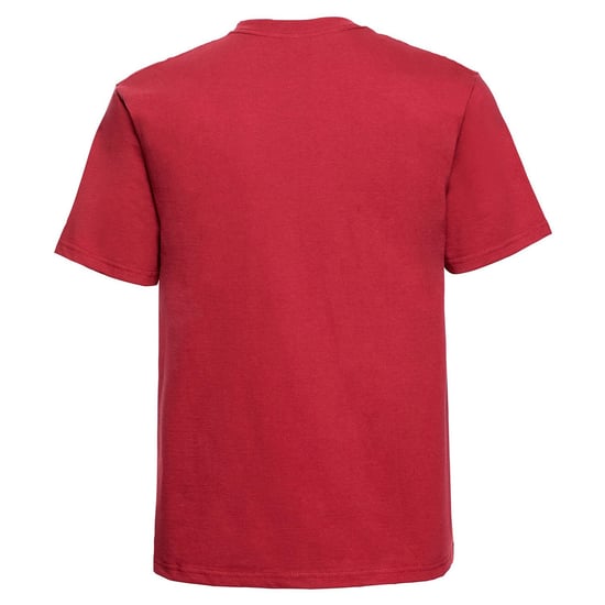 Russell Mens Classic Combed Cotton Heavyweight T-Shirt (Classic Red) - Image 2