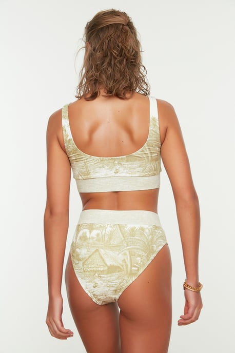 Trendyol Women's  Waist Bikini Bottom